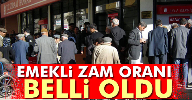 Emekli Zam Oranı Belli Oldu