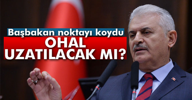 Başbakan Yıldırım'dan OHAL Açıklaması