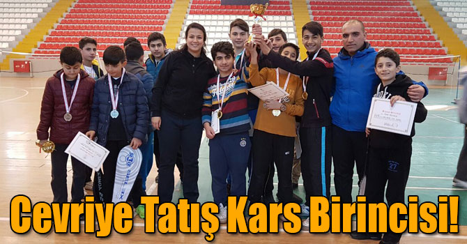 Cevriye Tatış Kars Birincisi!