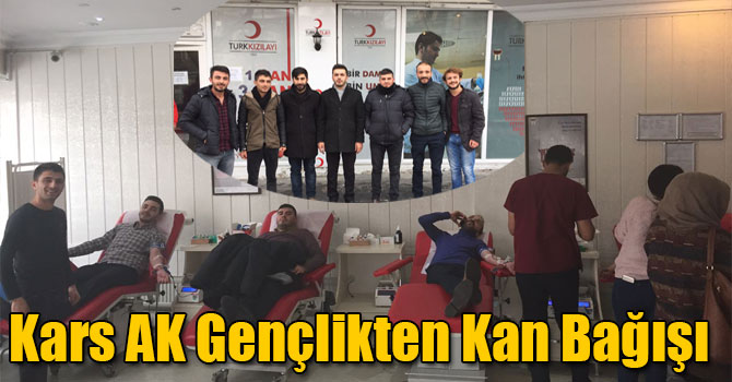 Kars AK Gençlikten Kan Bağışı