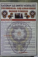 Kars Hırsızlara Karşı Broşürlü Önlem