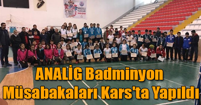 ANALİG Badminyon Müsabakaları Kars'ta Yapıldı