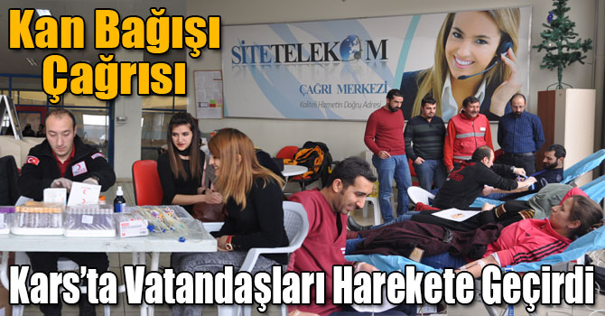 Kan Bağışı Çağrısı Kars’ta Vatandaşları Harekete Geçirdi