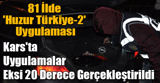 Emniyet Genel Müdürlüğünden 'Huzur Türkiye-2' Uygulaması