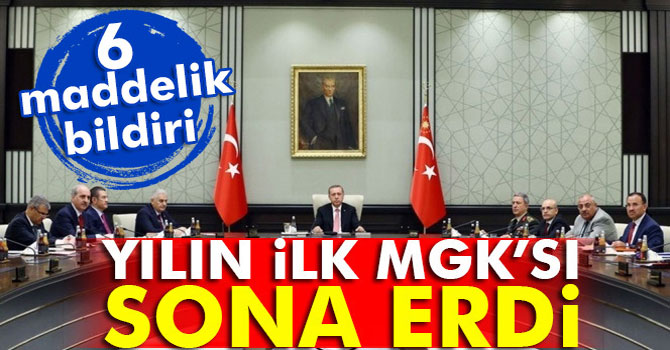2017 Yılının İlk MGK'sı Tamamlandı