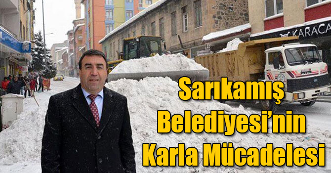 Sarıkamış Belediyesi’nin Karla Mücadelesi