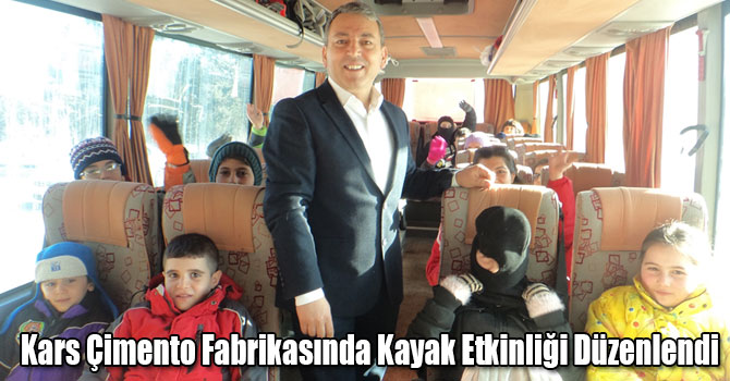 Kars Çimento Fabrikasında Kayak Etkinliği Düzenlendi