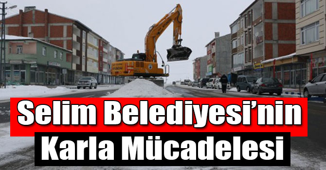 Selim Belediyesi’nin Karla Mücadelesi