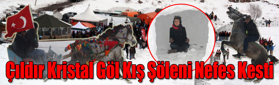 Çıldır Kristal Göl Kış Şöleni Nefes Kesti