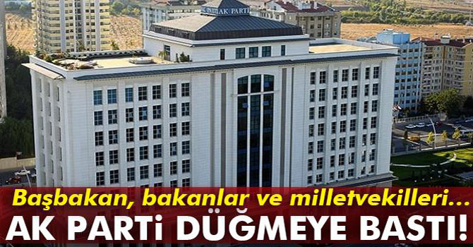 AK Parti'de Referandum Seferberliği