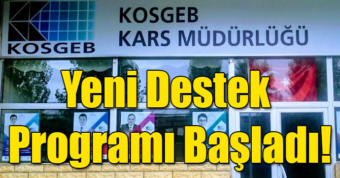 Yeni Destek Programı Başladı!