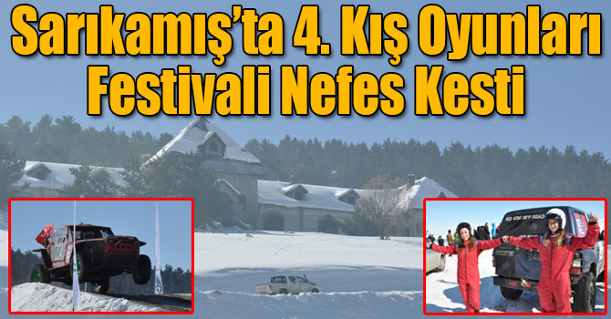 Sarıkamış’ta 4. Kış Oyunları Festivali Nefes Kesti