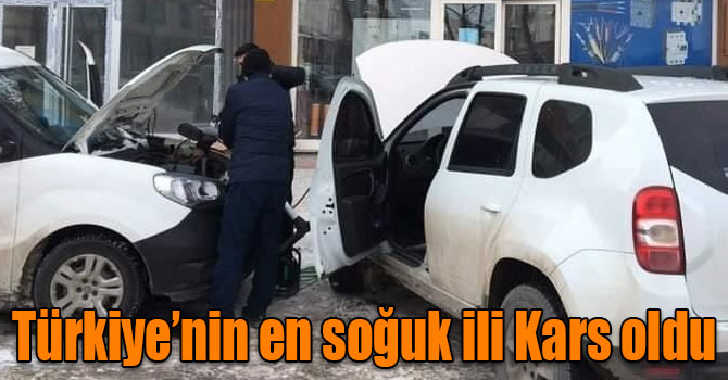 Türkiye’nin en soğuk ili Kars oldu