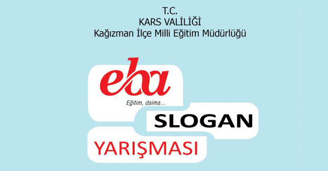 Kağızman´da EBA Projesi, EBA Slogan Yarışması