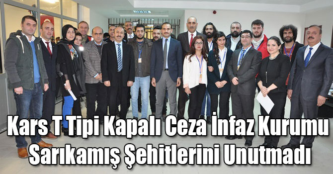 Kars T Tipi Kapalı Ceza İnfaz Kurumu Sarıkamış Şehitlerini Unutmadı