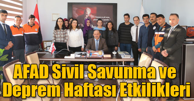 AFAD Sivil Savunma ve Deprem Haftası Etkilikleri