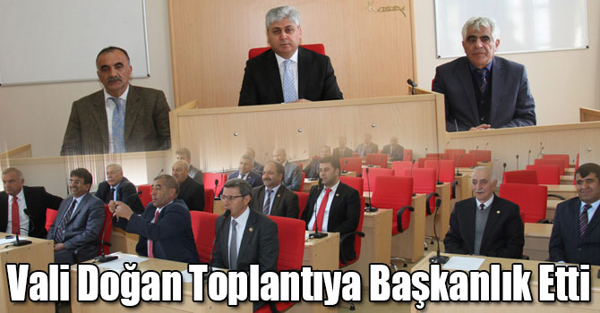 Vali Doğan Kars İl Genel Meclisi Toplantısına Başkanlık Etti