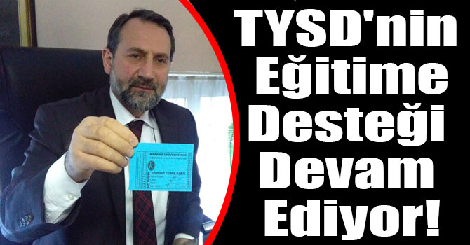 TYSD'nin Eğitime Desteği Devam Ediyor!