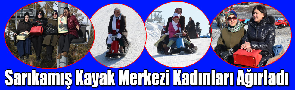 Sarıkamış Kayak Merkezi Kadınları Ağırladı