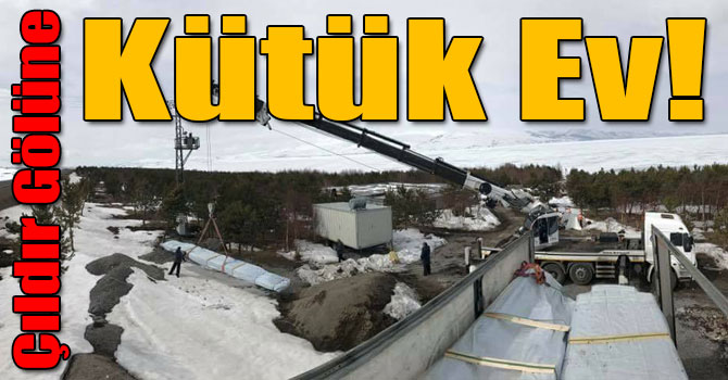 Çıldır Gölüne Kütük Ev!