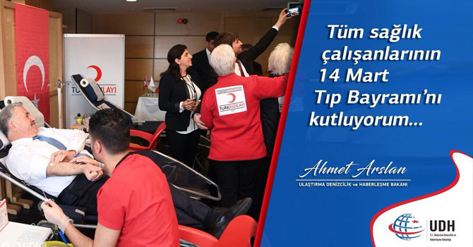 UDH Bakanı Ahmet Arslan 14 Mart Tıp Bayramı Kutlu Olsun