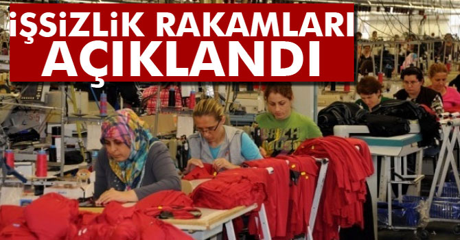 İşsizlik Rakamları Açıklandı