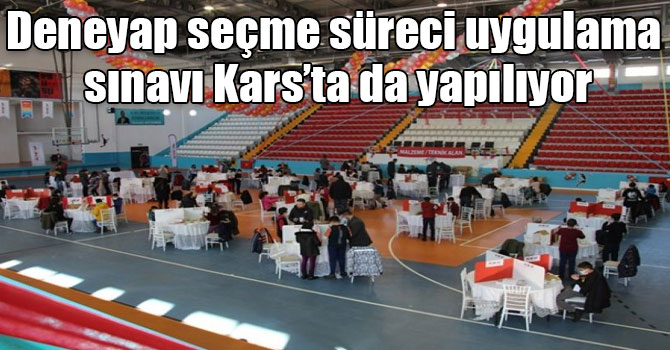 Deneyap seçme süreci uygulama sınavı Kars’ta da yapılıyor