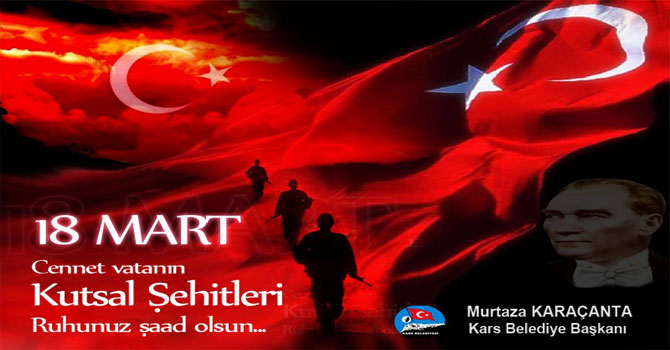 Belediye Başkanı Murtaza Karaçanta’nın Çanakkale Zaferi ve Şehitleri Anma Günü Mesajı