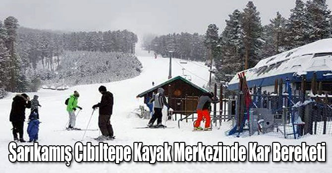 Sarıkamış Cıbıltepe Kayak Merkezinde Kar Bereketi