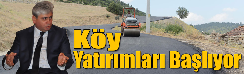 Vali Doğan: Köy Yatırımları Başlıyor