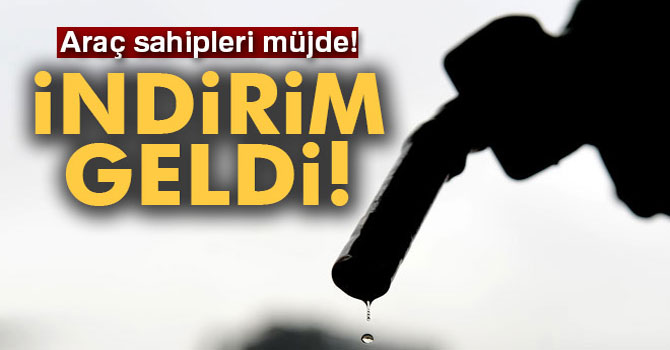Araç Sahipleri Müjde! Motorine 7 Kuruş İndirim Geldi