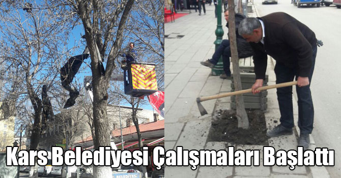 Kars Belediyesi Çalışmaları Başlattı