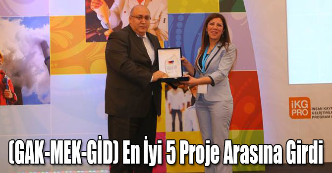 (GAK-MEK-GİD) En İyi 5 Proje Arasına Girdi