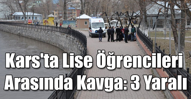 Kars'ta Lise Öğrencileri Arasında Kavga: 3 Yaralı