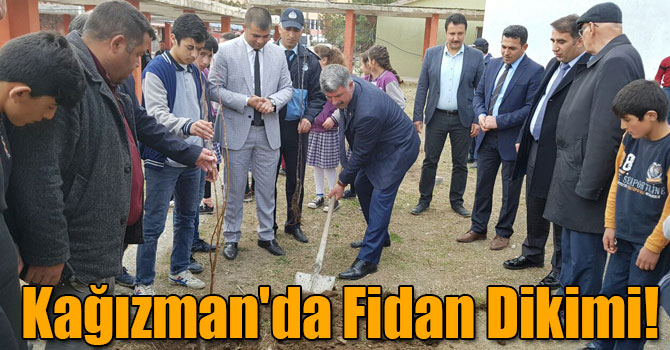 Kağızman'da Fidan Dikimi!