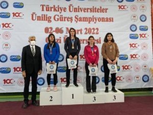 Köyceğizli Kaya, Ünilig Güreş Müsabakasında Türkiye şampiyonu oldu