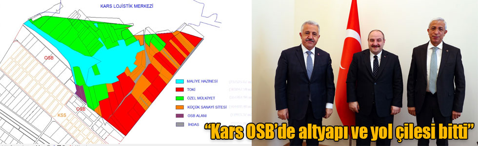 Arslan ve Kılıç: “Kars OSB’de altyapı ve yol çilesi bitti”