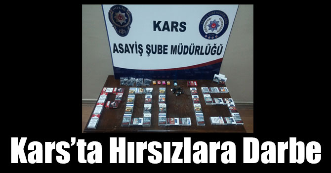 Kars’ta Hırsızlara Darbe