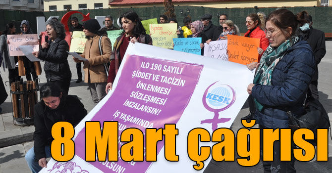 KESK Kars Kadın Meclisinden 8 Mart çağrısı