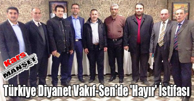 Türkiye Diyanet Vakıf-Sen'de 'Hayır' İstifası