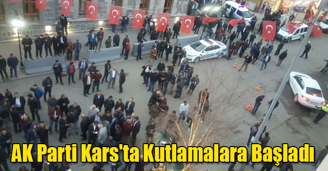 AK Parti Kars'ta Kutlamalara Başladı