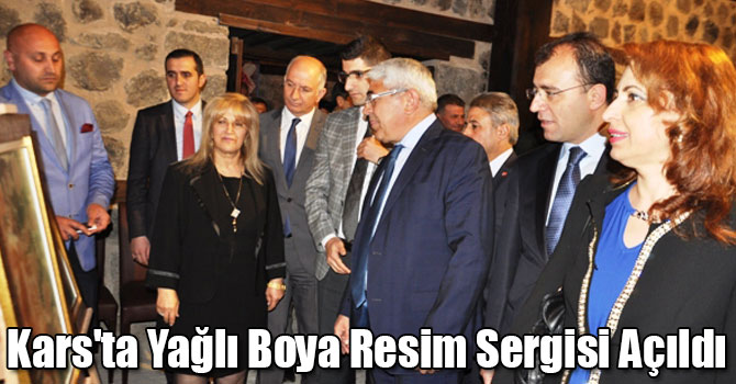 Kars'ta Yağlı Boya Resim Sergisi Açıldı