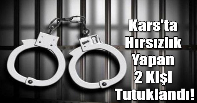 Kars'ta Hırsızlık Yapan 2 Kişi Tutuklandı!