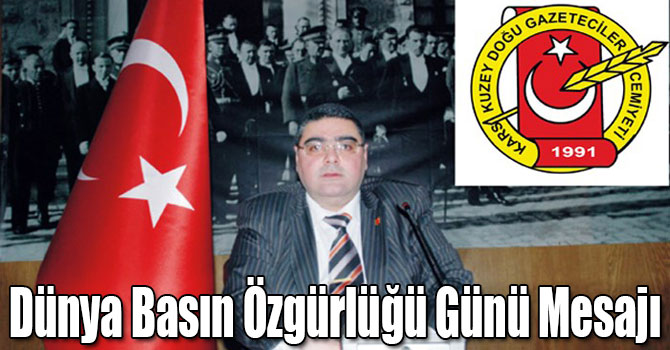 KKDGC Başkanı Daşdelen’in Dünya Basın Özgürlüğü Günü Mesajı