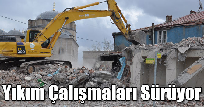Osmanlı Mahallesi Yıkım Çalışmaları Sürüyor