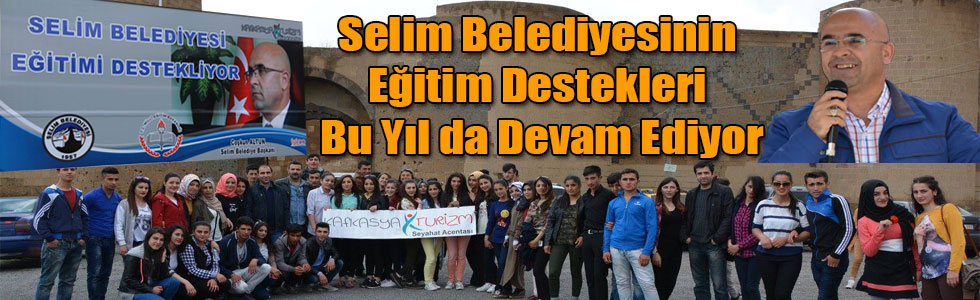 Selim Belediyesinin Eğitim Destekleri Bu Yıl da Devam Ediyor