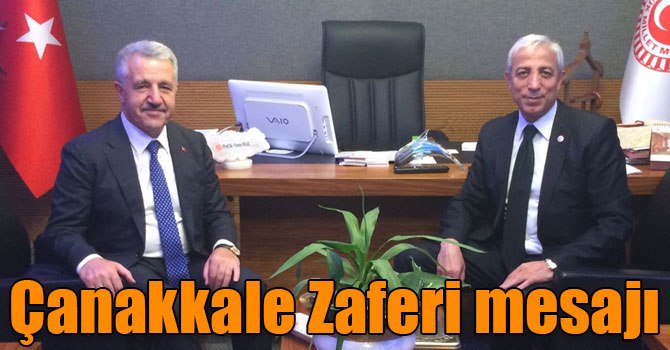 Kars Milletvekilleri Ahmet Arslan ve Yunus Kılıç'ın Çanakkale Zaferi mesajı