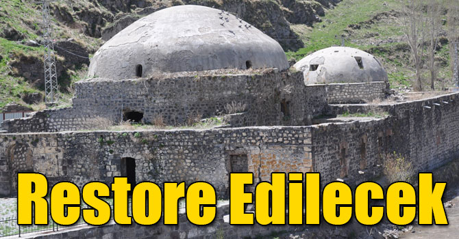 Mazlum Ağa Hamamı Restore Edilecek