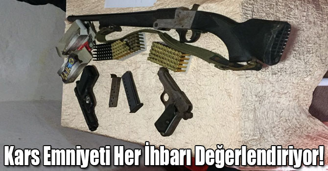 Kars Emniyeti Her İhbarı Değerlendiriyor!