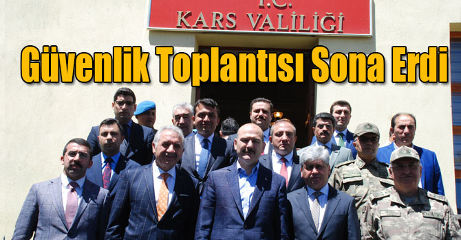 Güvenlik Toplantısı Sona Erdi